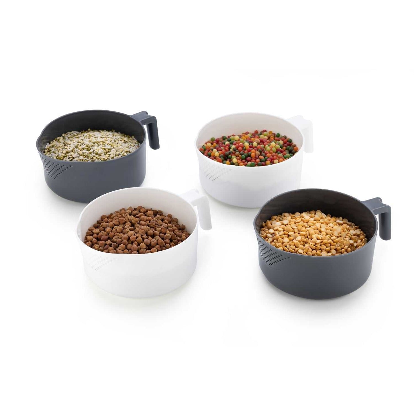 0127 4in1 Rice Dispenser, Grain Storage Container Household Cereal Dispenser dd