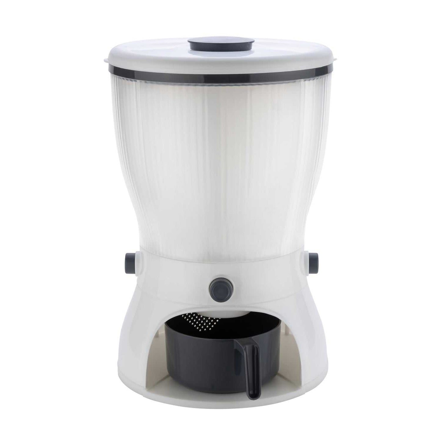 0127 4in1 Rice Dispenser, Grain Storage Container Household Cereal Dispenser dd