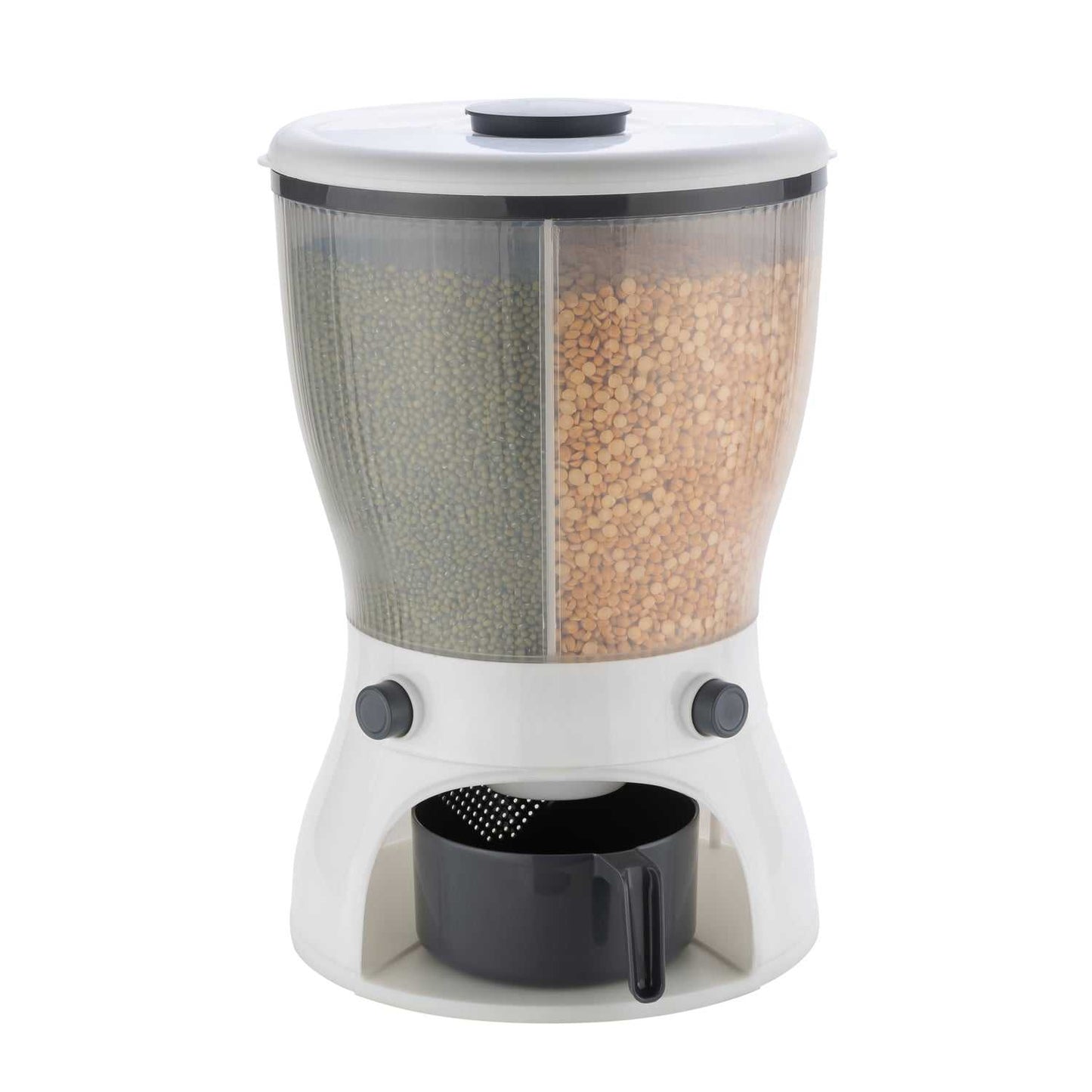 0127 4in1 Rice Dispenser, Grain Storage Container Household Cereal Dispenser dd