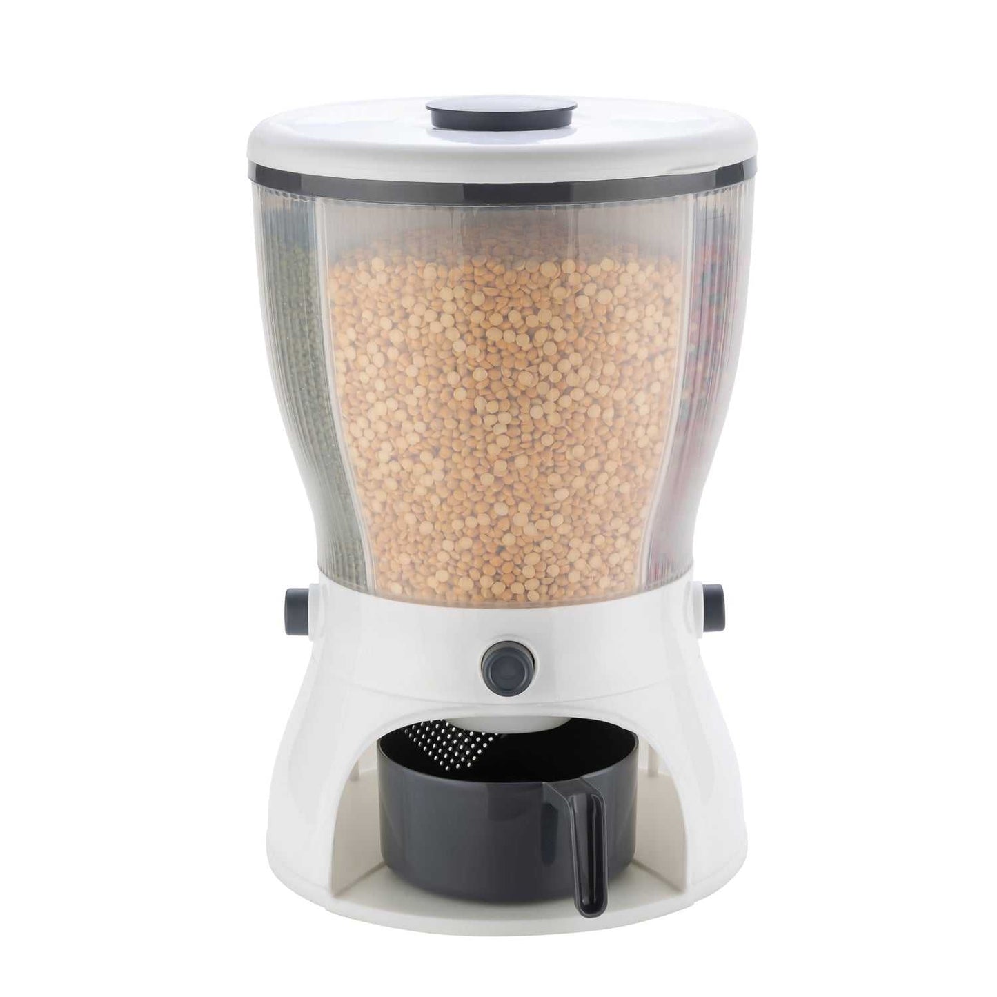 0127 4in1 Rice Dispenser, Grain Storage Container Household Cereal Dispenser dd
