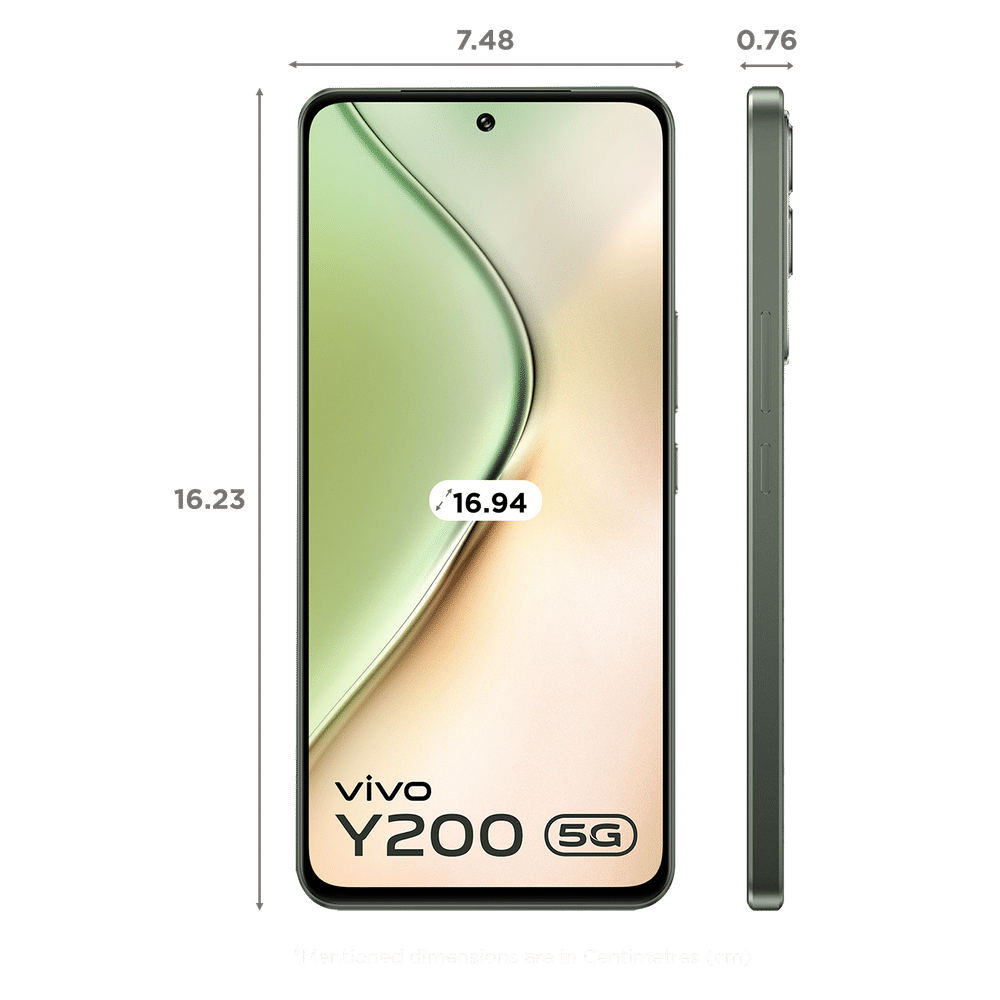 vivo Y200 5G (8GB RAM, 128GB, Jungle Green)
