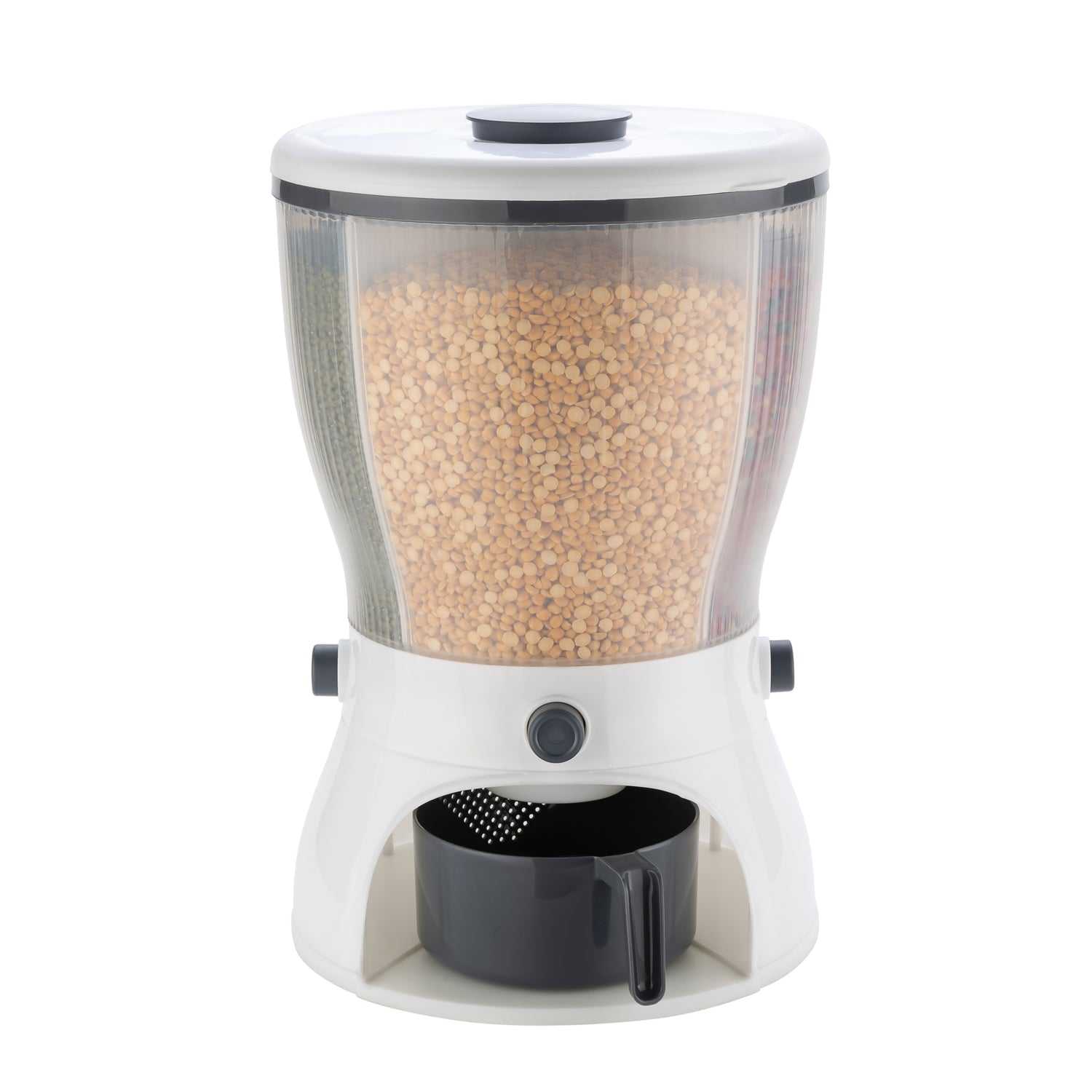 0127 4in1 Rice Dispenser, Grain Storage Container Household Cereal Dispenser dd
